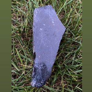 Polished Black obsidian stone/crystal piece